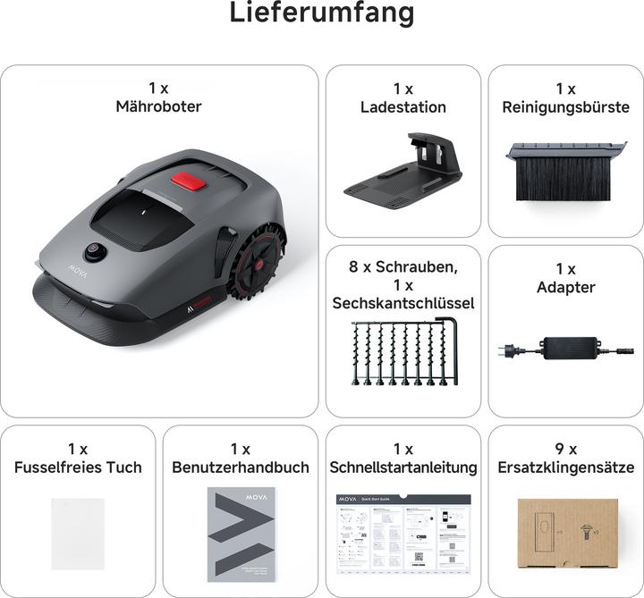Produktbild Mova 1000 (1000 m², Ohne Begrenzungskabel)