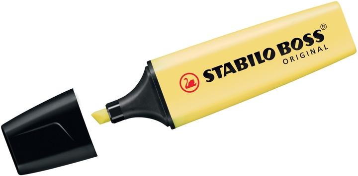 Actual product image STABILO BOSS ORIGINAL Pastel Highlighter (Yellow, 5 mm, 1 x)