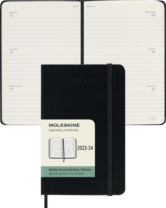 Actual product image Moleskine Weekly planner (9 x 14 cm, English)