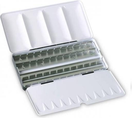 Image du produit Ami Boîte à aquarelle vide (Blanc)