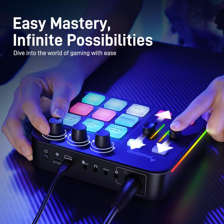 Actual product image Maono G1 NEO Gaming Audio Mixer (USB-C)
