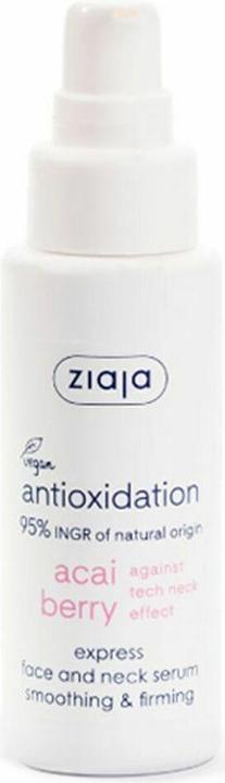 Actual product image Ziaja Cleansing Serum For Face And Neck Acai Berry (Express Face And Neck Serum) 50 Ml (50 ml)
