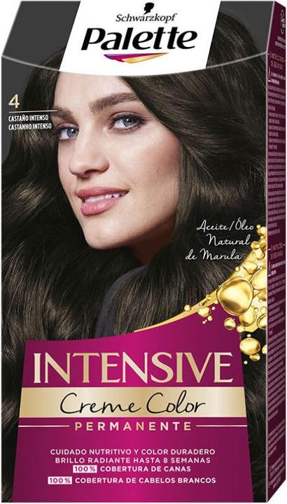 Produktbild Schwarzkopf Intensive Creme Color Permanente 4-Castaño Intenso 1 U (4-Intense Brown Hair Color)