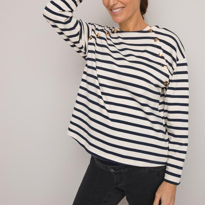Actual product image La Redoute Collections Striped maternity shirt (S)