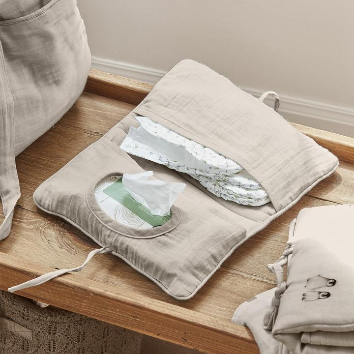 Produktbild Loberon Feuchttücher-Tasche Mireval grau