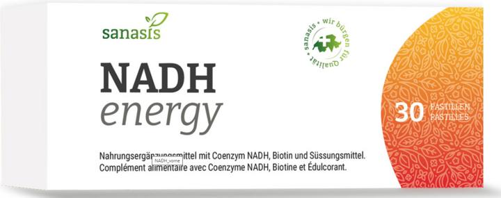 Produktbild Sanasis NADH energy age & active Pastillen (30 Stück, Tabletten, 22 g)