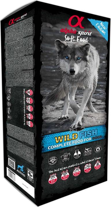 Actual product image Alpha Spirit WILD FISH wet fish food for dogs 9kg (Adult, 9000 g)