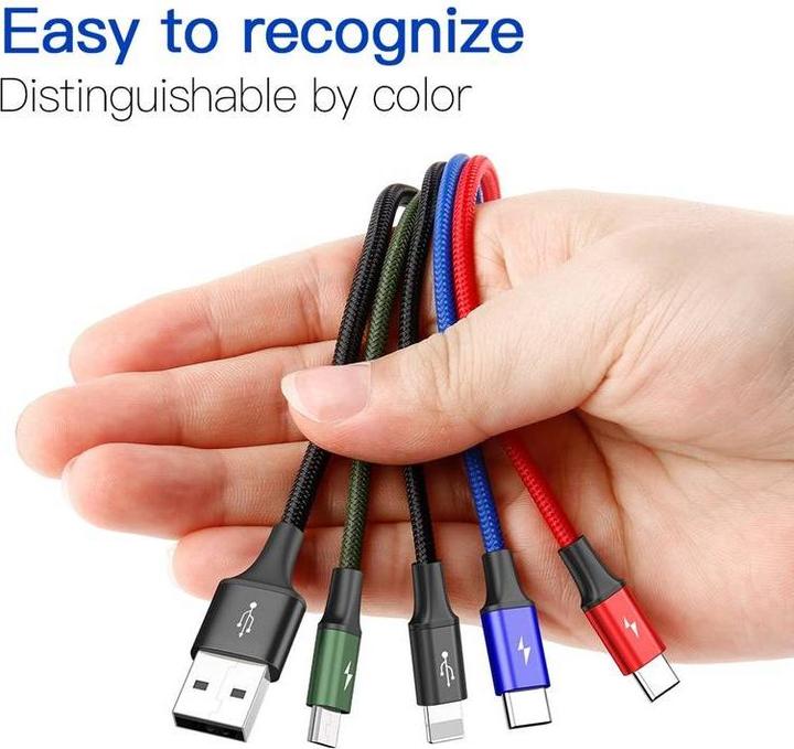 Actual product image Baseus 4in1 (1.20 m, USB 2.0)