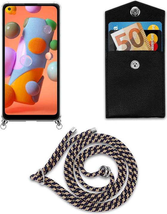 Produktbild Cadorabo TPU Handy Kette SILBER Cover