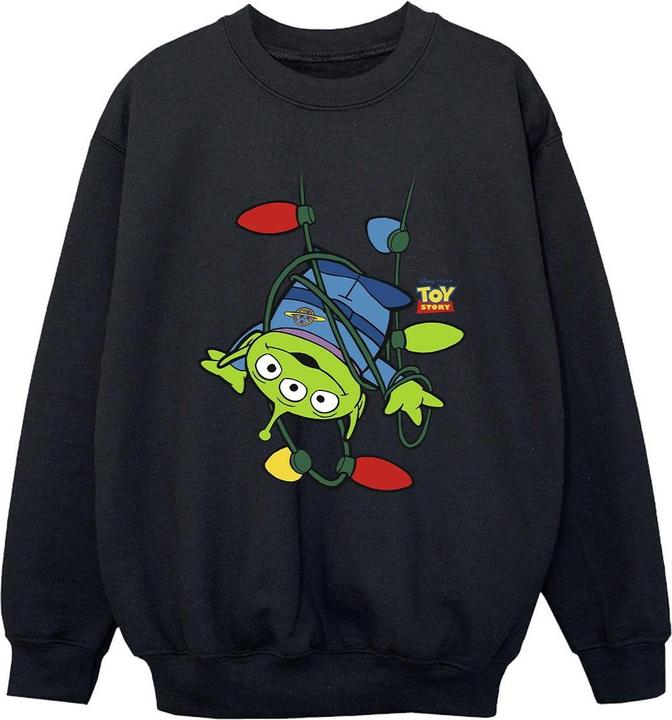 Disney Toy Story Christmas Lights Aliens Sweatshirt Jungen