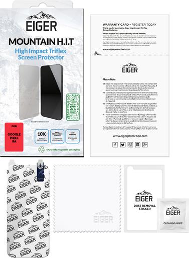 Image du produit Eiger Display-Folie (1er-Pack) Mountain H.I.T Clear (1 pièce(s), Google Pixel 9a)