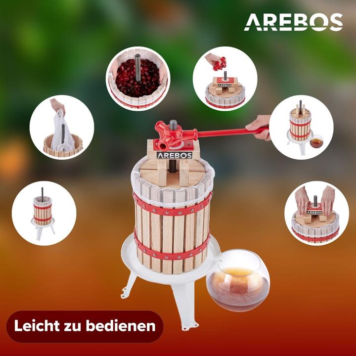 Immagine prodotto Arebos Pressa per frutta