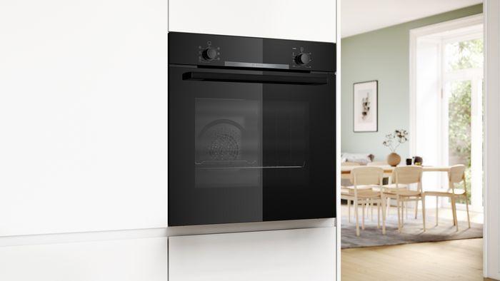 Produktbild Bosch Hausgeräte Einbau-Backofen-Set, HBA510BA3 + PKE645BA2E, Einbau-Backofen, Elektro-Kochfeld, HBD230CR63