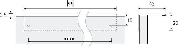 Immagine prodotto Hettich Profili per maniglie ProDecor Ticinum