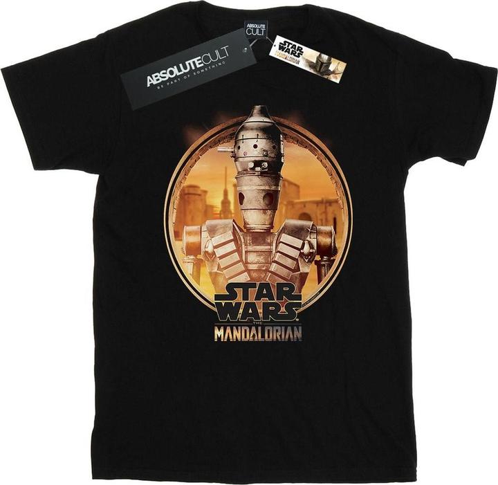 Actual product image Star Wars Mens The Mandalorian IG-11 Framed T-Shirt (XL)