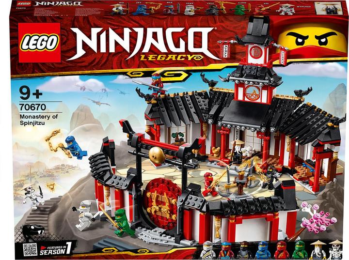 Actual product image LEGO Monastery of the Spinjitzu (70670, LEGO Ninjago)