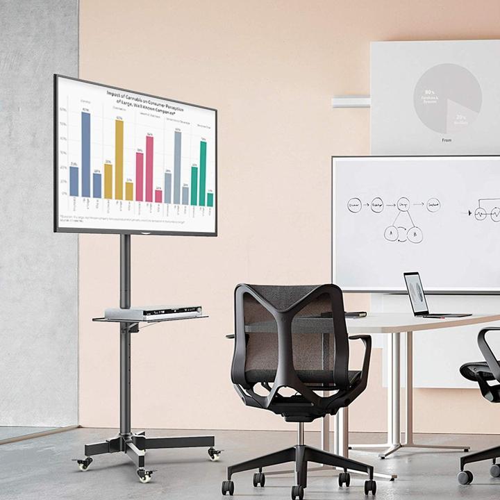 Actual product image Techly Trolley (Universal, 55", 25 kg)