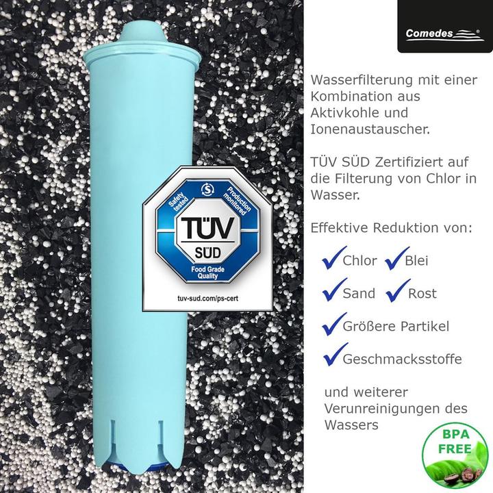 Image du produit Flickbee Filtre à eau premium (3 pcs.) pour machines à café remplace JURAÂ® Jura Claris Blue, 71312 (3 x)