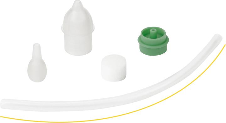 Actual product image Badabulle Nasal aspirator with mouthpiece olive green / white