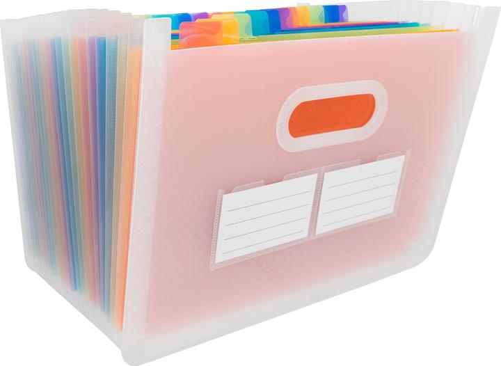 Actual product image Idena Document folder A4 24 compartments transparent (A4)