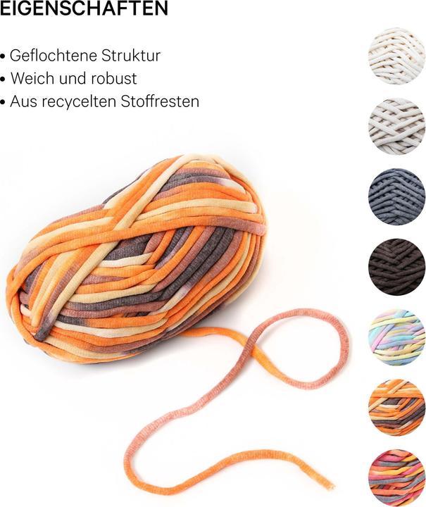 Actual product image Lalana Wool Soft Tube, tubular yarn 6 mm x 58 m, 200 g (58 m)