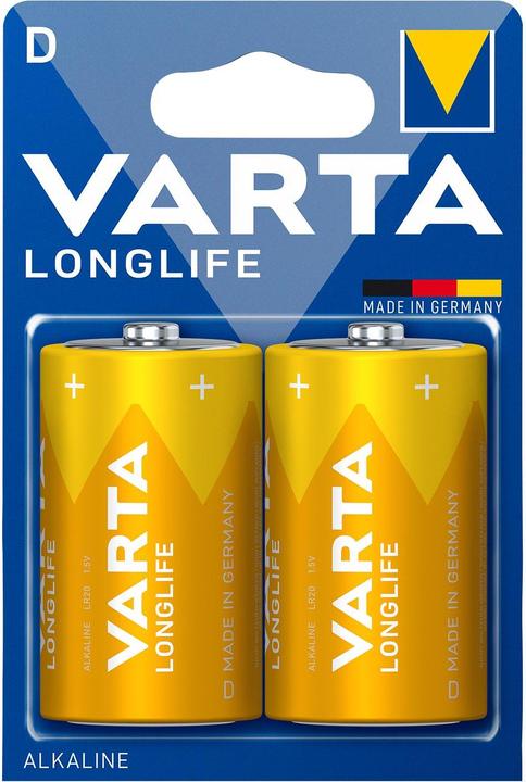 Actual product image Varta Longlife (2 pcs., D, 15800 mAh)
