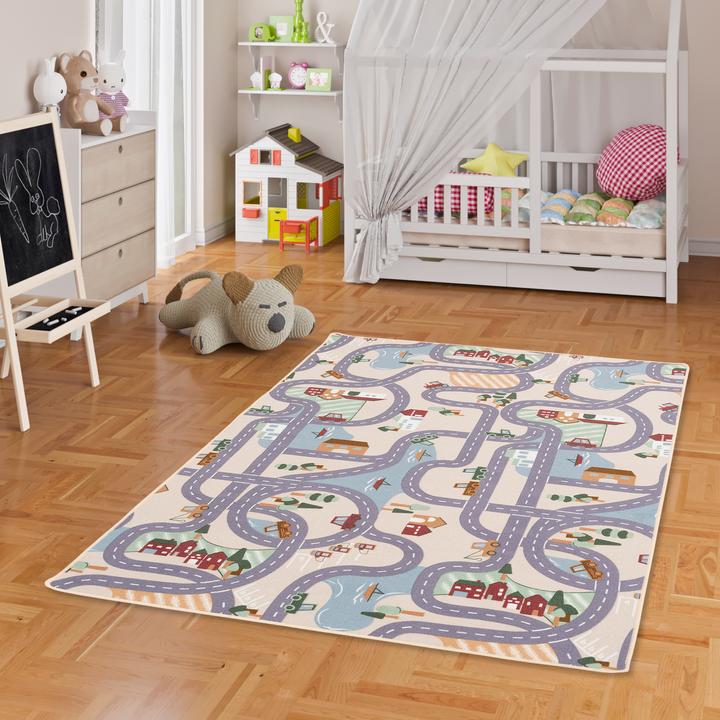 Produktbild Snapstyle Kinder Spiel Strassenteppich Fun Town (100 x 400 cm)