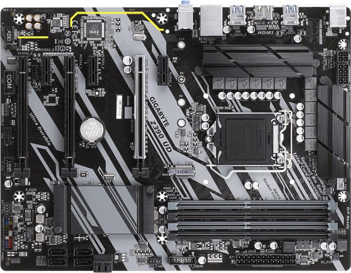 Produktbild Gigabyte Z390 UD (LGA 1151, Intel Z390, ATX)