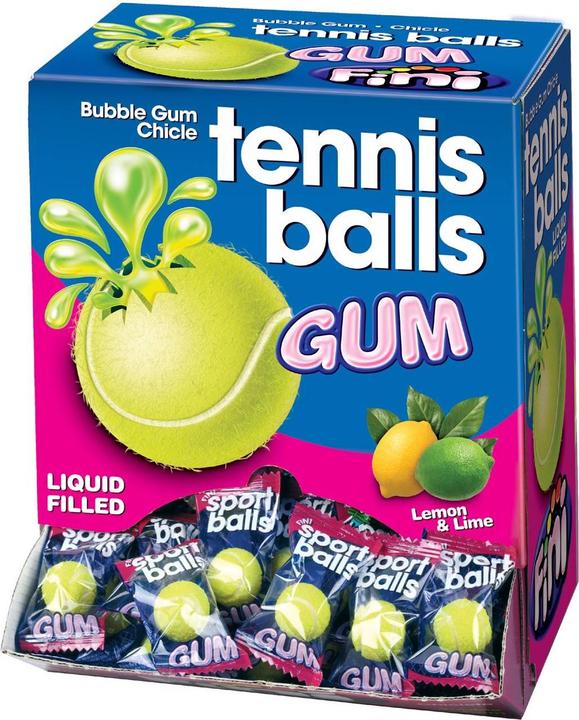 Actual product image FT Tennis ball chewing gum (200 pcs., 1000 g)