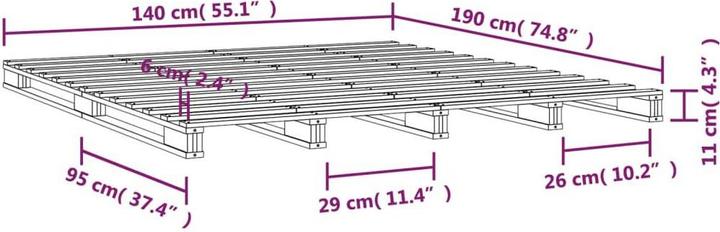 Actual product image VidaXL Yasmine (140 x 190 cm)