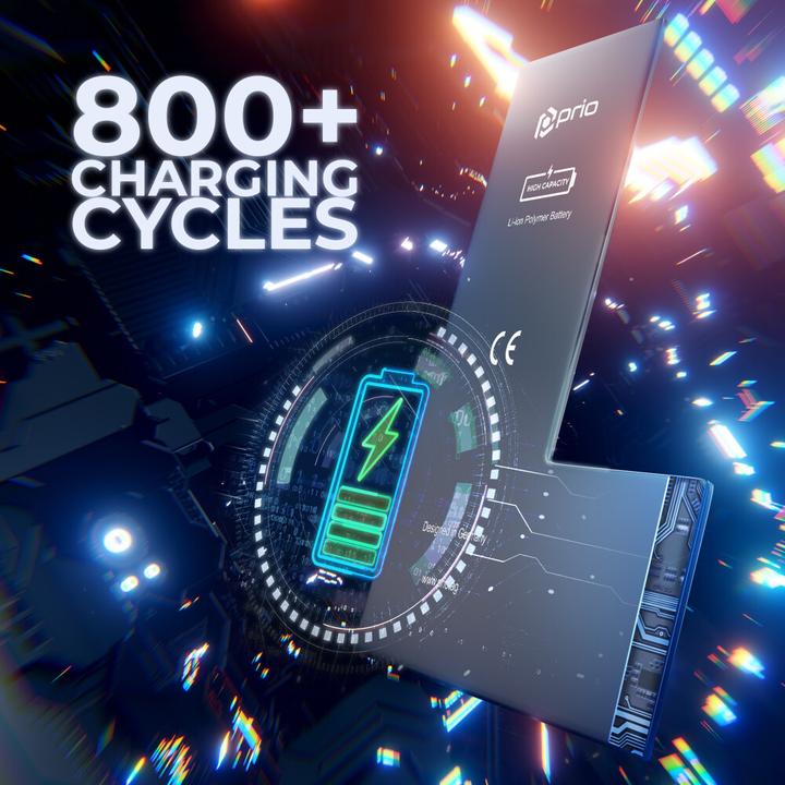Produktbild prio Hochleistungsakku für iPhone X (3150 mAh) - Universal APN -