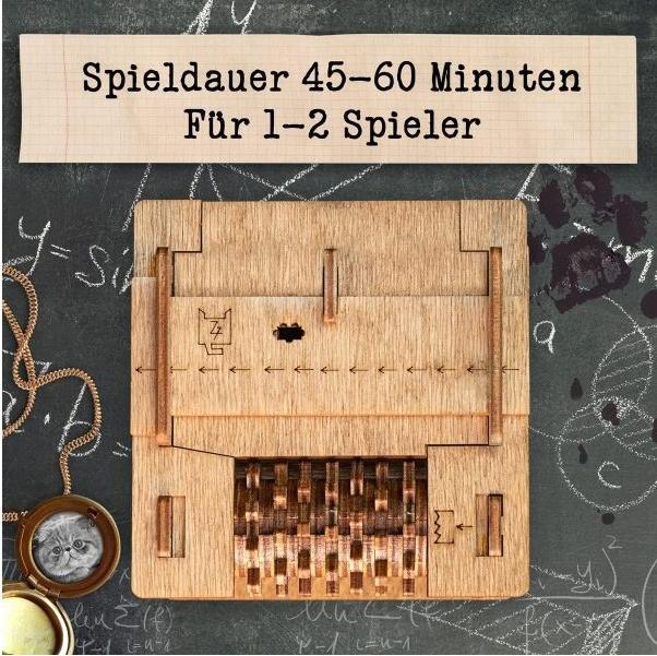 Actual product image iDventure Cluebox - Schrödinger's cat (German, French, English)