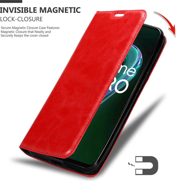 Actual product image Cadorabo Case for Realme 9 5G / 9 PRO / V25 / Q5 / OnePlus Nord CE 2 LITE 5G in Book Invis. Magnet Style (Vivo V25, Realme 9 Pro+, OnePlus North CE 2 Lite 5G)