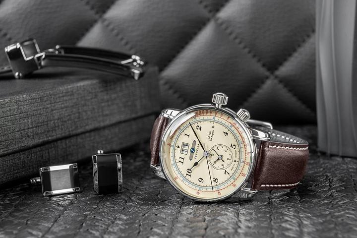 Actual product image Zeppelin Los Angeles (Chronograph, Analogue wristwatch, 43 mm)