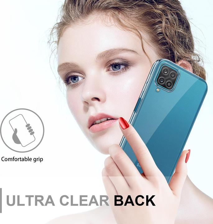 Actual product image Cadorabo TPU 360 Degree Case Cover (Samsung Galaxy A12, Samsung Galaxy M12)