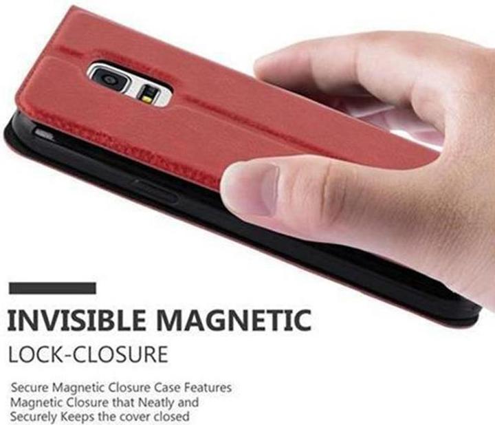 Actual product image Cadorabo Book with View double window cover (Samsung Galaxy S5 Mini)