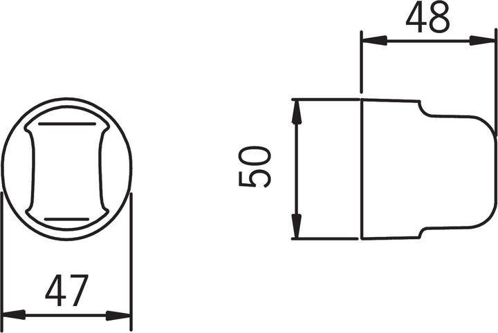 Actual product image Oras Wall Bracket For Shower Handles Chrome