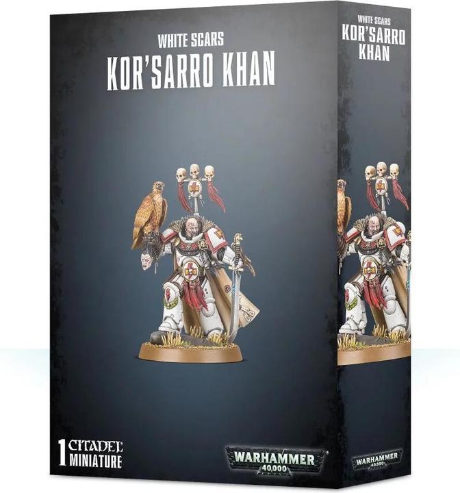 Produktbild Games Workshop Warhammer 40k - White Scars Kor'Sarro Khan (Kunststoff)