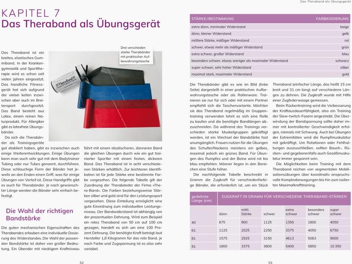 Produktbild Rückentraining mit Theraband und Pezziball. Übungen für einen gesunden Rücken (Deutsch, Andrea Röwekamp, 2021)