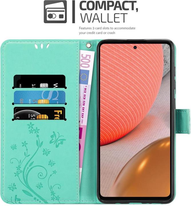 Actual product image Cadorabo Flower Book cover (Samsung Galaxy A72, Samsung Galaxy A72 5G)
