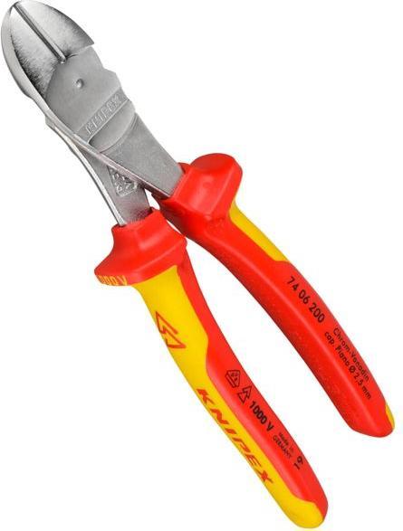 Image du produit Knipex Pince coupante de côté à forte démultiplication (200 mm)