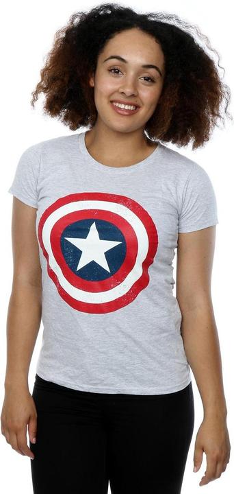 Immagine prodotto Captain America Maglietta Scudo Donna (XS)