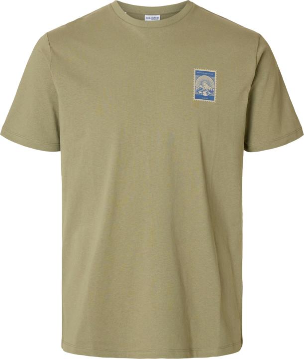 Selected Homme Regular Fit Print T-Shirt