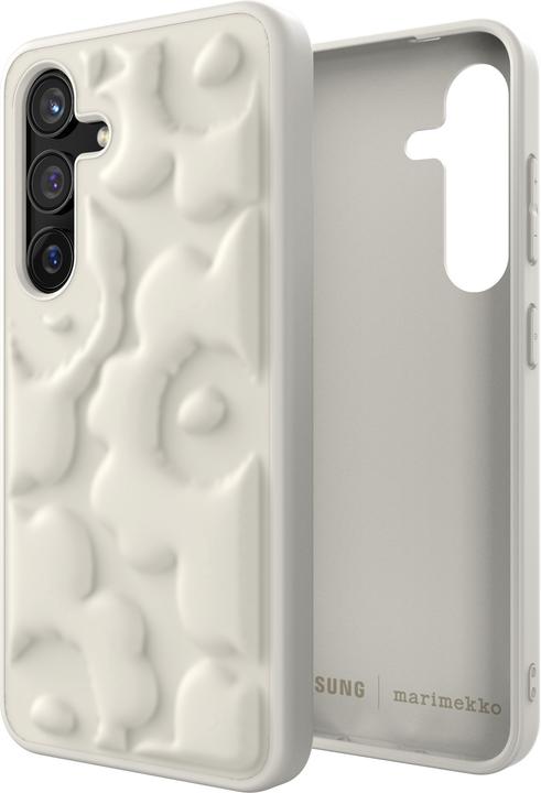 Produktbild Samsung x Marimekko Embossed Case -suojakuori,, beige (Samsung Galaxy S24+)
