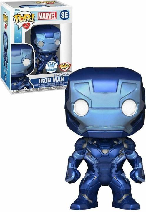 Produktbild Funko POP! Marvel Make-A-Wish Iron Man Métallique