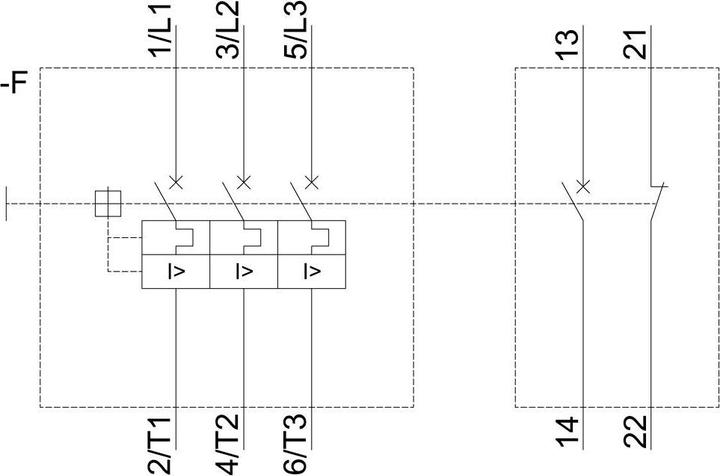 Produktbild Siemens Circuit breaker S00 2.8-4A 52A 1NO+1NC