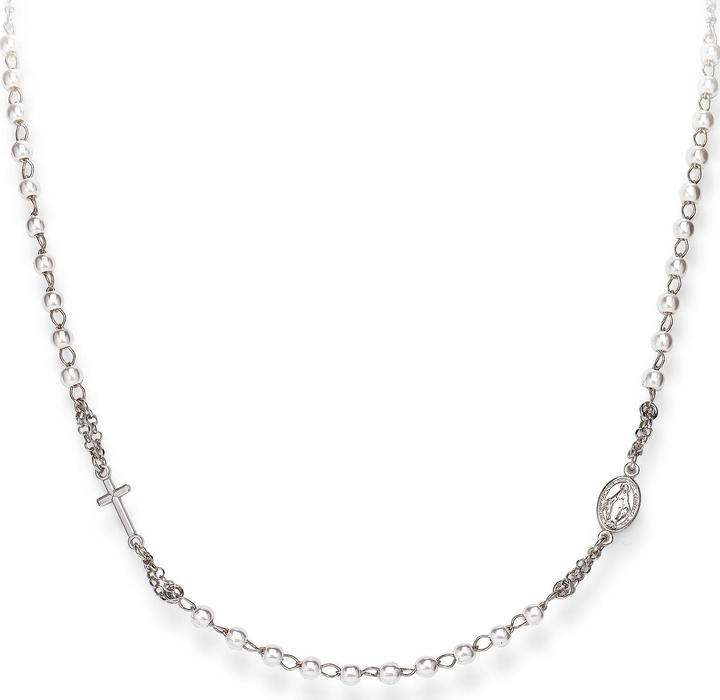 Immagine prodotto Amen Collana originale in argento con perle del Rosario CROBB3 (L) (Argento 925, 50 cm)