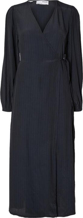 Selected Femme Satin Wickelkleid