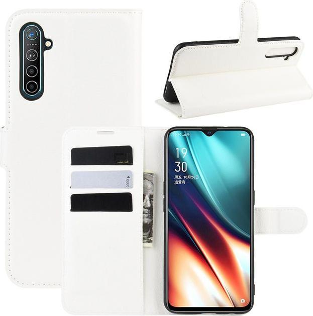 Actual product image MU Classic Litchi Leather Bookcover Series (Realme XT, Realme X2)