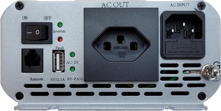 Produktbild Noqon NSC312 300W/12V Sinus-Wechselrichter mit Ladegerät, NVS- und USV-Funktion